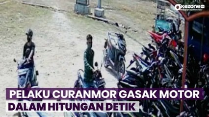 下载视频: Terekam CCTV, Pelaku Curanmor Gasak Motor Hanya Dalam Hitungan Detik di Bekasi