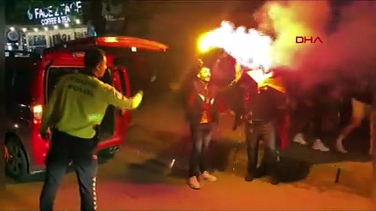 SPOR Trakya'da Galatasaraylı taraftarların şamp...