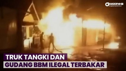 Truk Tangki Pertamina Terbakar di Bandar Lampung, Sopir dan Pemilik Gudang BBM Kabur