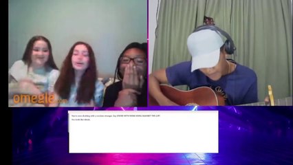Singing to strangers on omegle