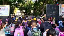 Tras la alerta por el Popocatépetl, estudiantes poblanos regresan a clases