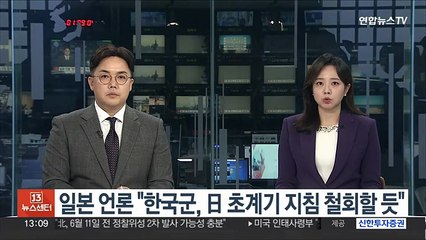 일본언론 "한국군, 日초계기 지침 철회할 듯"