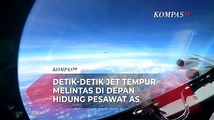 Detik-Detik Jet Tempur China Manuver di Hidung Pesawat AS, Kokpit Hingga Bergetar!