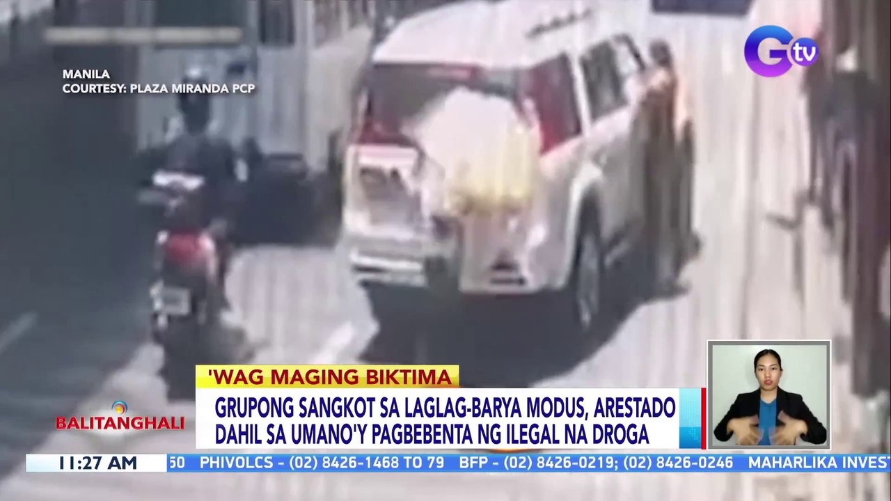 Grupong sangkot sa laglag-barya modus, arestado dahil sa umano'y pagbebenta ng ilegal na droga | BT
