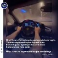 Sosyal medya fenomeni Ünal Turan’dan korkutan kaza! Ferrari’si ile hız denemesi yaparken o anları kaydetti