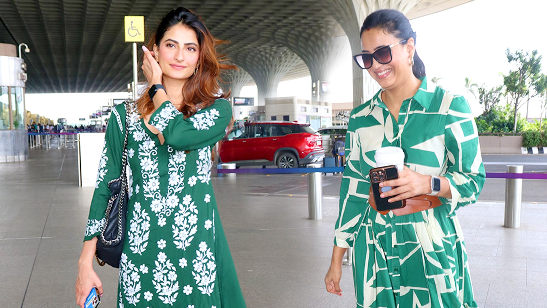 Shweta Tiwari & Palak Tiwari Twinning In Green Outfits - video Dailymotion