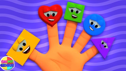 Shapes Finger Family Educational Videos And Kids Rhyme