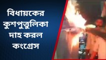 তৃণমূলে যোগদান,বিধায়কের কুশপুত্তুলিকা দাহ করল কংগ্রেস