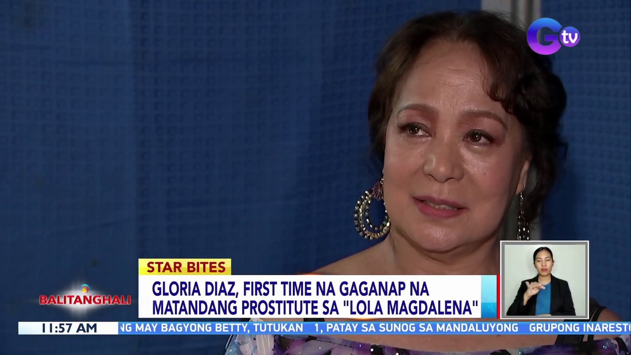 Gloria Diaz, first time na gaganap na matandang prostitute sa "Lola Magdalena" | BT