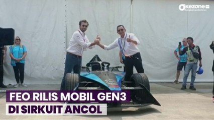 Jelang Formula E Jakarta 2023, FEO Rilis Mobil Gen3 di Sirkuit Ancol