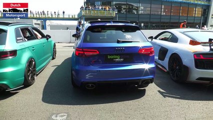 Turbo BMW 3-series BURNS HOLE in Asphalt!