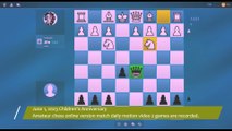 1 giugno 2023 Children's Memorial Day Versione online di scacchi amatoriali partita di scambio video in movimento quotidiano partita 2 giochi inclusi.