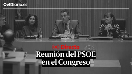 Sánchez reúne en el Congreso a diputados y senadores del PSOE tras la derrota del 28M