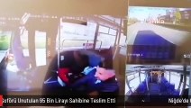 Niğde'de Otobüs Şoförü Unutulan 95 Bin Lirayı Sahibine Teslim Etti