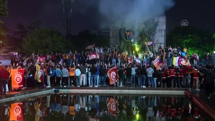 ANKARA - Başkentte Galatasaray'ın şampiyonluğu kutlanıyor - Güvenpark (4)