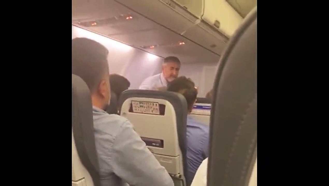 Nebati’ye uçakta gösterilen tepkiye dair görüntüler ortaya çıktı