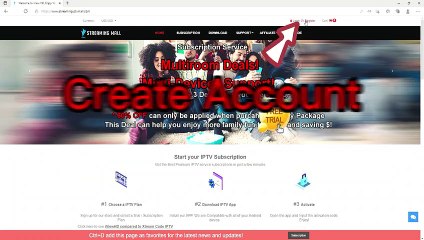 How to start IPTV Trial for Free in iviewHD