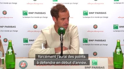 Roland-Garros - Gasquet : "Finir ici, il n'y a pas plus belle fin"