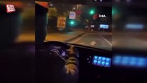 Kadıköy'de kiralık otomobille makas atan sürücüye ceza