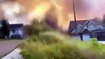 مقاطع فيديو توثق مشاهد مرعبة من حرائق الغابات في كندا