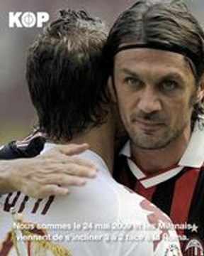 Maldini a insulté les ultras du Milan AC lors de son dernier match