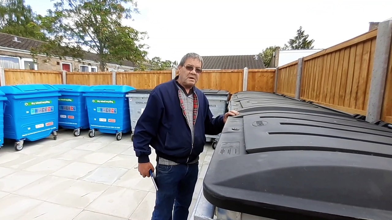 Marlow Court Corby bins row video Dailymotion