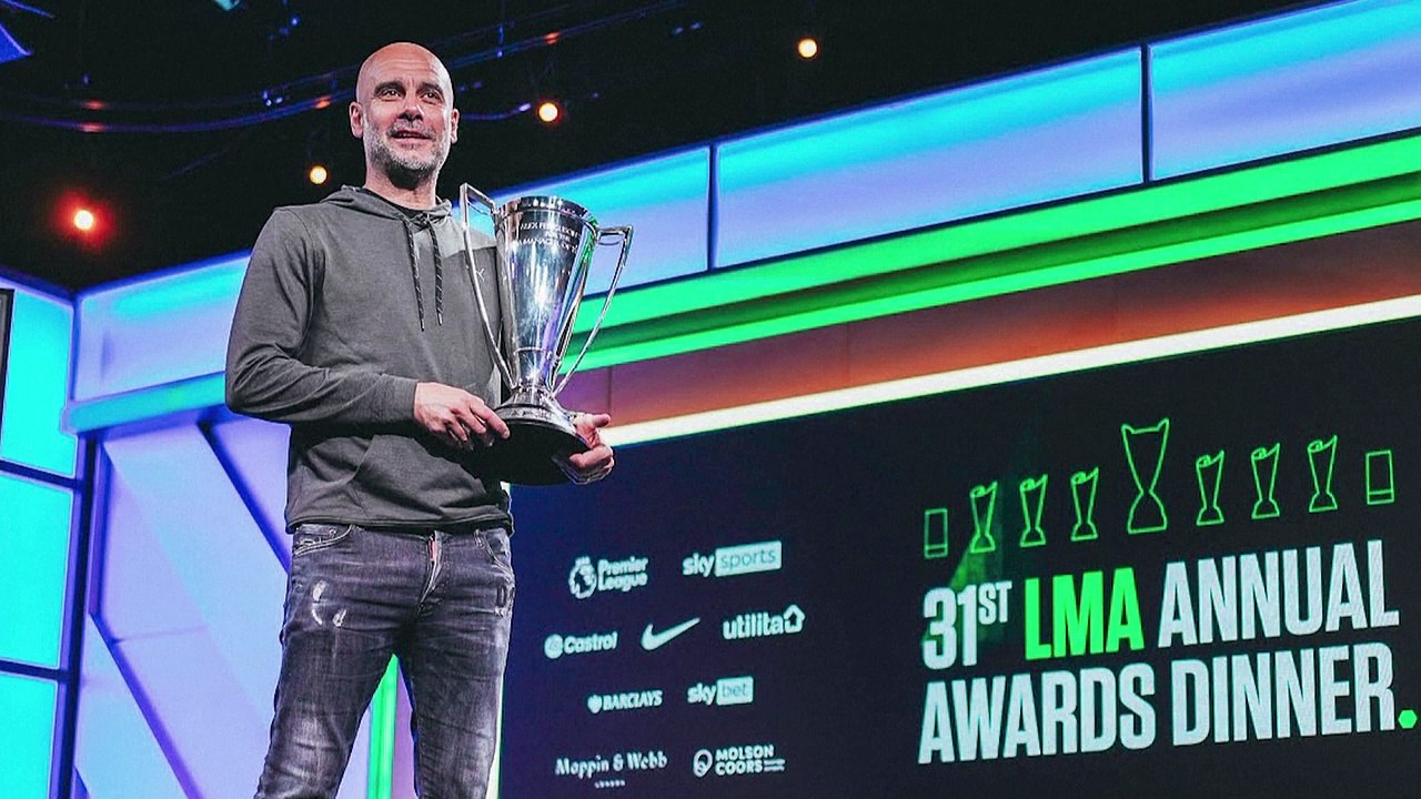 Guardiola bags third LMA Manager of the Year award