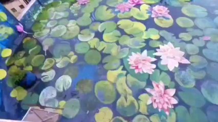 বীরভূম: কলাভবনের ছাদে রাতারাতি তৈরি হলো আস্ত একটা পুকুর! হতবাক এলাকাবাসী