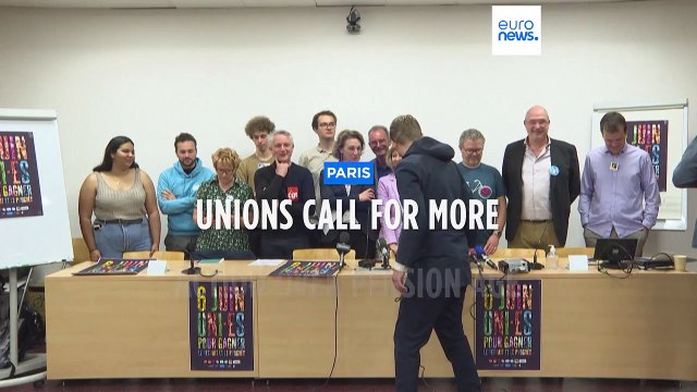 French trade union leaders call for more protests over pension reforms