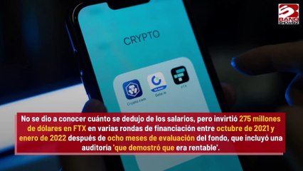 Fondo de inversión de Singapur Temasek recortó el salario del personas que los involucró con FTX