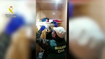 La Guardia Civil en la operación Lubinabur en Burgos