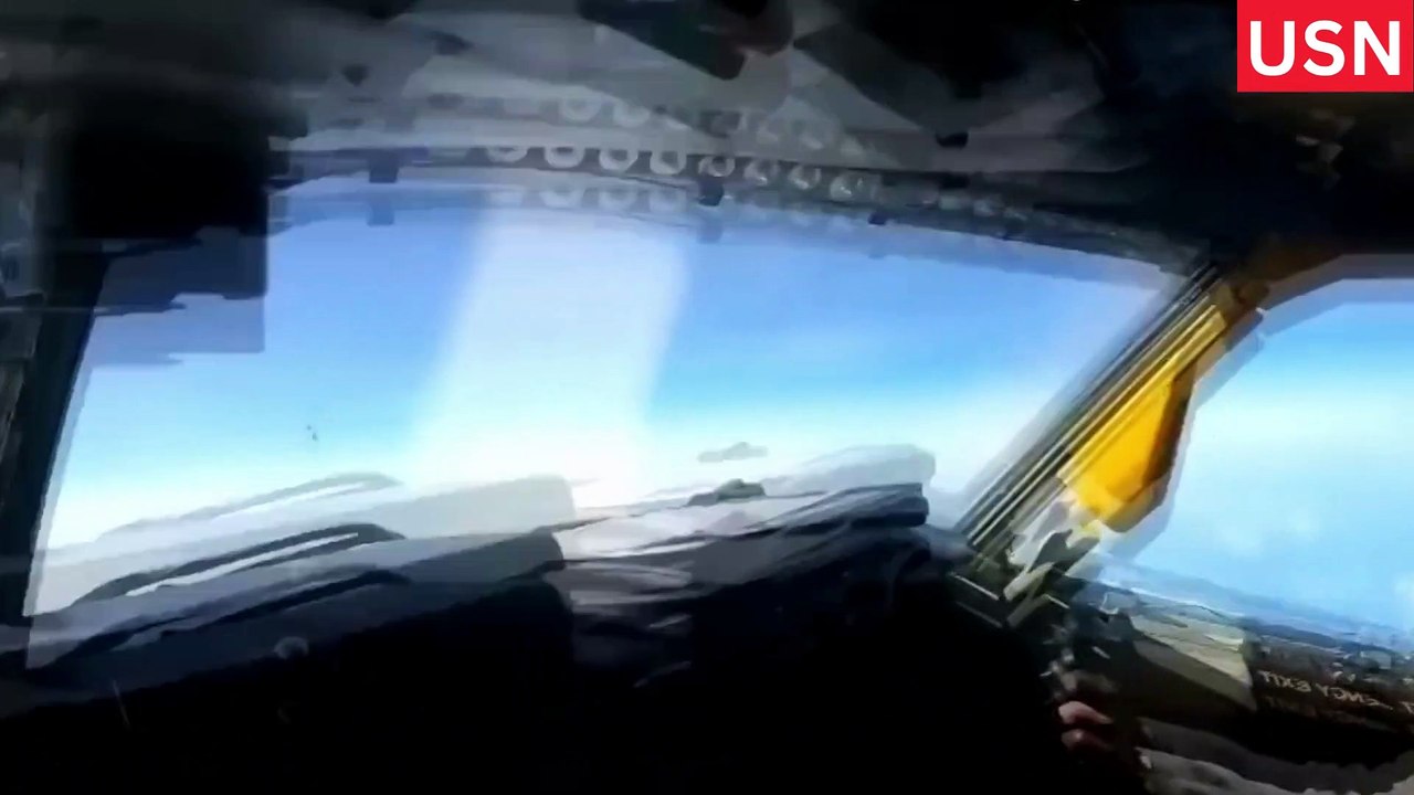 Chinese fighter jet harassed U.S. Air Force spy plane over South China Sea video