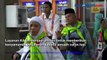 Perdana di Indonesia! Jemaah Calon Haji Asal Labuhanbatu Naik Kereta Api
