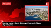 Jandarmadan Kaçak Tütün ve Elektronik Sigara Operasyonu