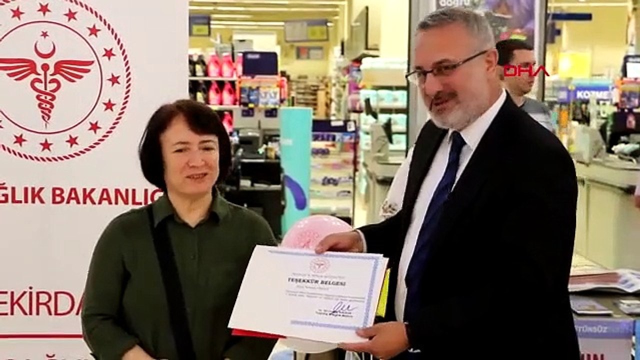 L'événement de la Journée mondiale sans tabac a eu lieu à Tekirdağ