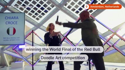 Doodle art champion out-scribbles the competition