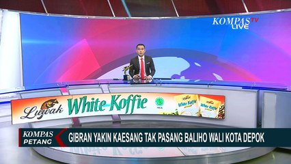Respons soal Baliho Kaesang di Depok, Gibran: Anak Muda Pasang Baliho 'Jadul' Banget