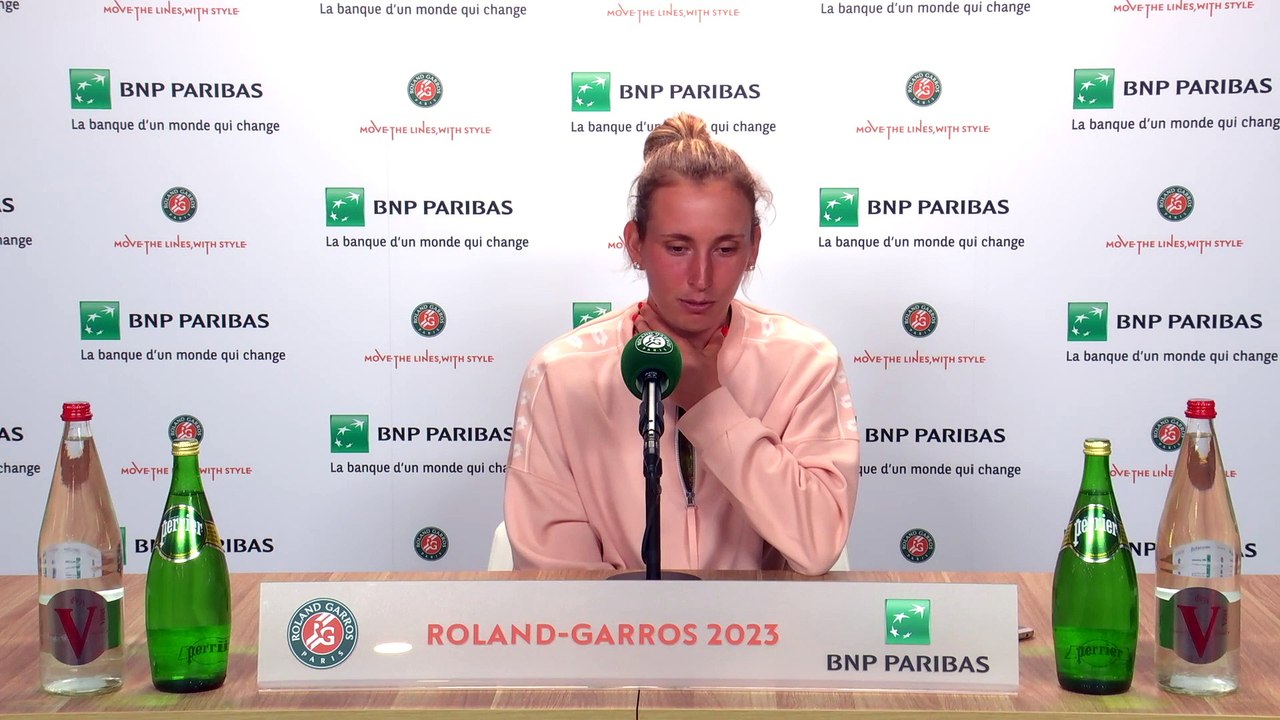 Roland-Garros 2023 - Elise Mertens : "J'ai fait un 4e tour à Roland l'an dernier donc je veux au moins faire la même cette année"