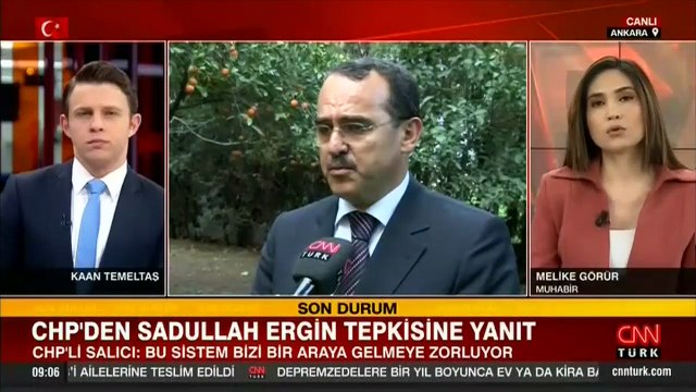 CHP'den Sadullah Ergin tepkisine yanıt