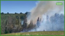 Important incendie à La Roche-en-Ardenne, 10 hectares touchés par les flammes