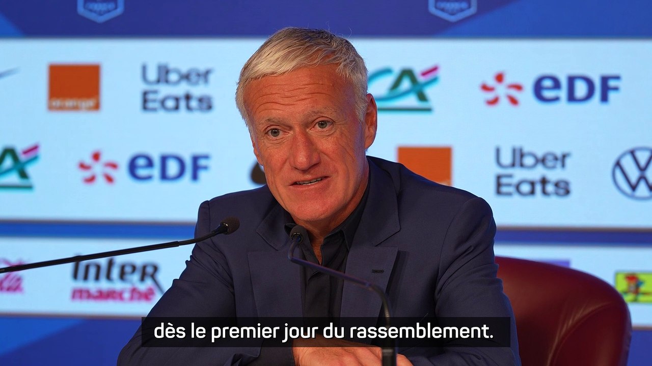 Didier Deschamps : "C'est mieux pour les joueur...