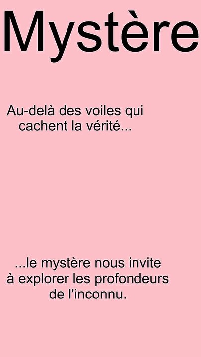 Au-delà des voiles qui cachent la vérité...