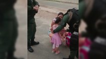Policiais militares ajudam menina de 3 anos entalada com bombom