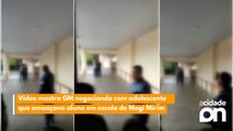 Vídeo mostra GM negociando com adolescente que ameaçava aluna em escola de Mogi Mirim