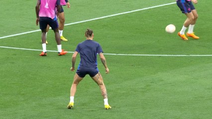 Sevilla training ahead of Europa League Final against Roma