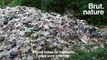 Il transforme les déchets non recyclables en pierre