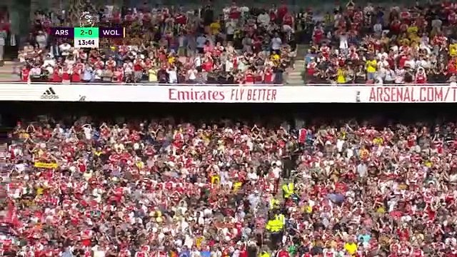 Arsenal 5-0 Wolverhampton England Premier League Match Highlights & Goals