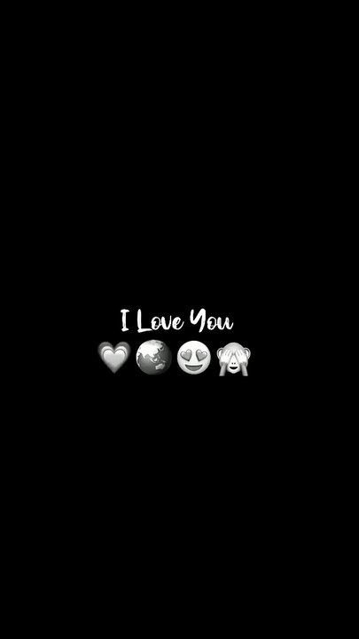 I love you    