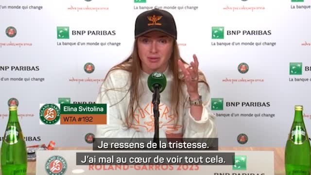 Roland-Garros - Svitolina : Je me bats sur mon propre front