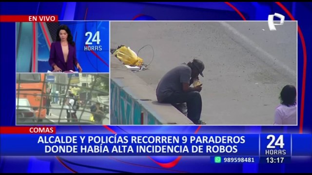 Comas: paraderos y puentes peatonales serán resguardados por serenos para evitar asaltos